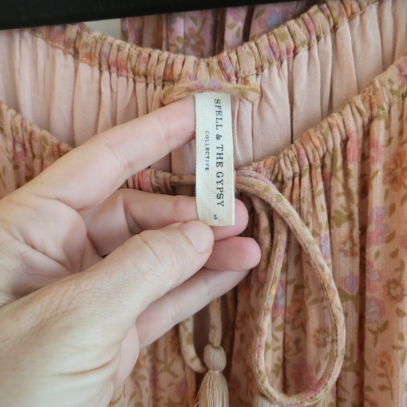 Spell Rae Gown in Peach EUC S - Picture 5 of 9